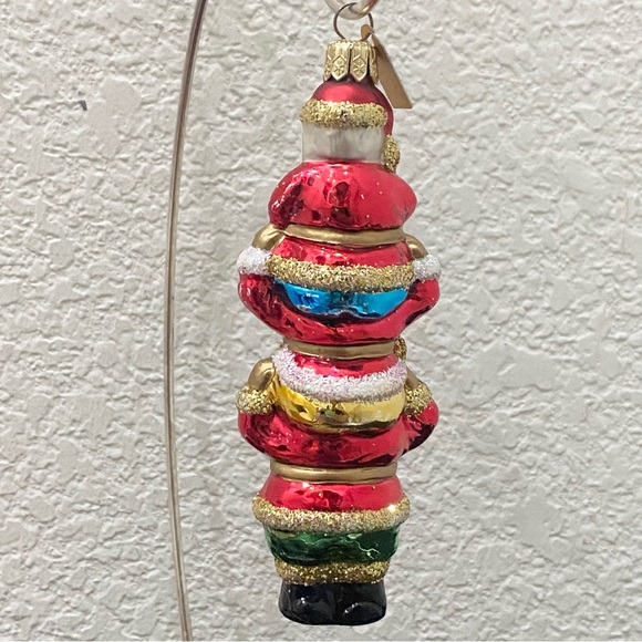 Vintage Discovery Channel Store Handblown Santa Bonanza Ornament Poland - Picture 6 of 16